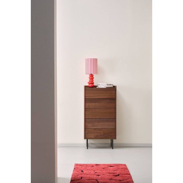 Komoda v dekoru ořechu v tmavě přírodní barvě 60x118,5x45 cm Örgryte – Jotex-image-1