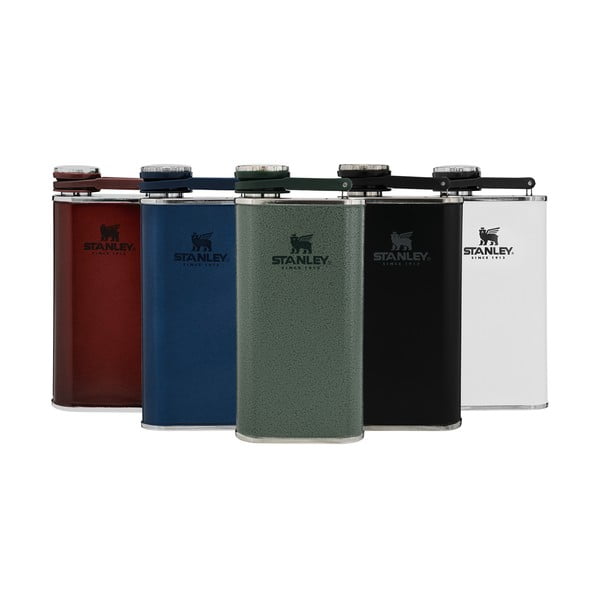 Zelená placatka z nerezové oceli 230 ml Easy-Fill Wide Mouth Flask Hammer Tone Green – Stanley-image-2