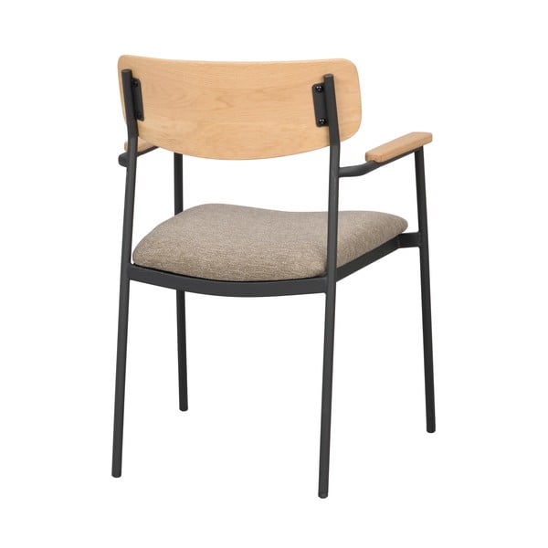 Jídelní židle v béžovo-přírodní barvě v sadě 2 ks Maymont – Rowico-image-4