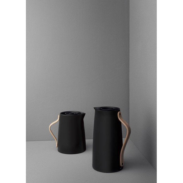 Černá termokonvice z nerezové oceli 1,2 l Emma – Stelton-image-1