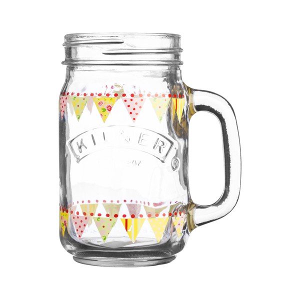 Sklenice s uchem Kilner Flags, 0,4l-image-1