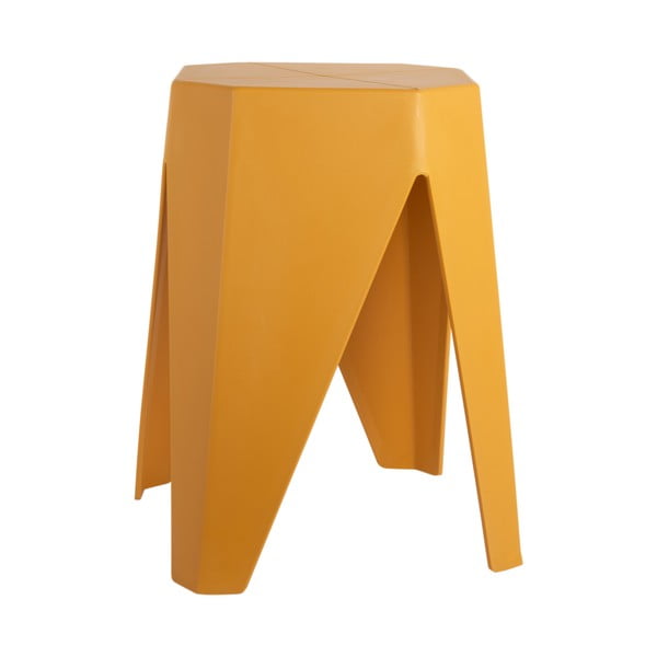 Plastová stolička v hořčicové barvě Cherish – Leitmotiv-image-4