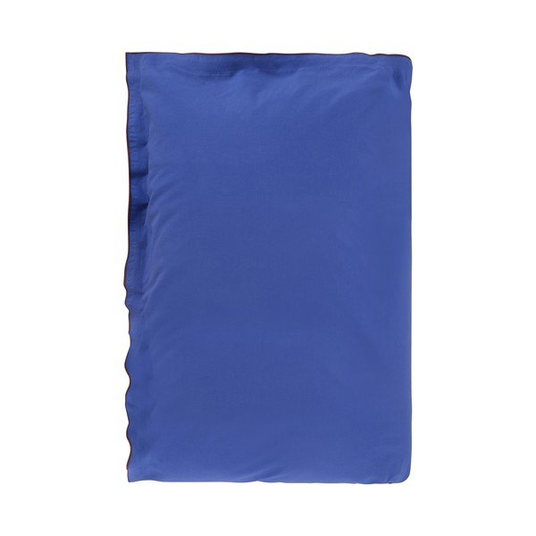 Modré/hnědé povlečení na dvoulůžko/prodloužené z bavlněného perkálu 200x220 cm Pivot – Jotex