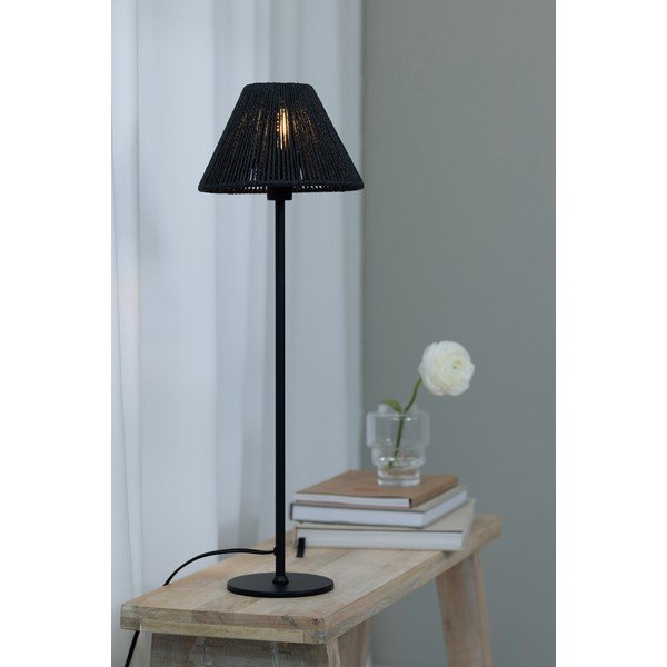Černá stojací lampa Corda - Markslöjd-image-1