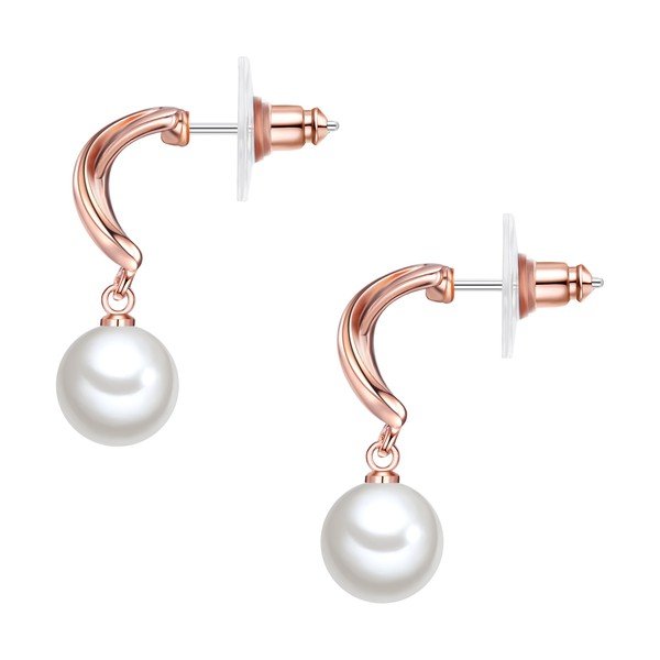 Perlové náušnice Perldesse Hia, perla, ⌀ 1 cm-image-2