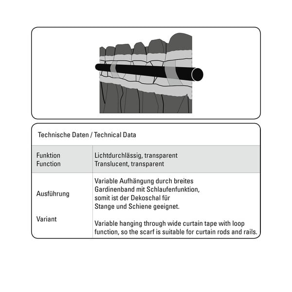 Bílá záclona 140x245 cm Diamant Scherli – Sehlbach-image-2