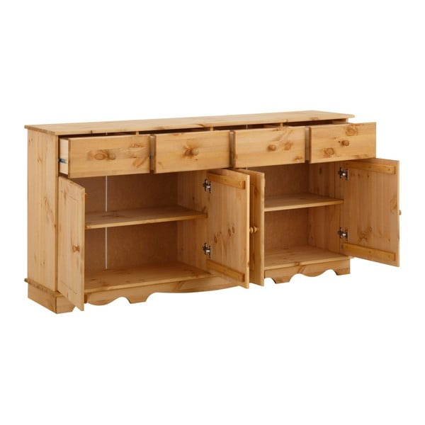 Čtyřdveřový příborník z masivního borovicového dřeva Støraa Cheryl-image-2