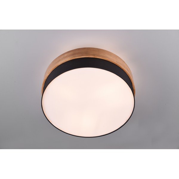 Stropní svítidlo v bílo-přírodní barvě s textilním stínidlem Seasons – Trio-image-1