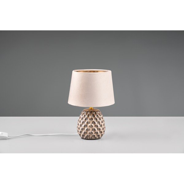 Béžová stolní lampa (výška 27 cm) Ariana – Reality-image-3