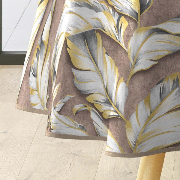 Omyvatelný ubrus ø 160 cm Ebany – douceur d'intérieur-image-2