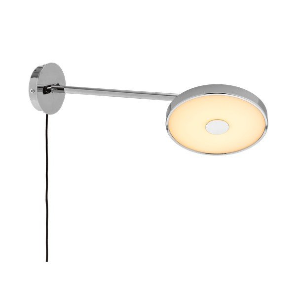 LED nástěnné svítidlo s ohybatelnou konstrukcí/stmívatelné do zásuvky v leskle stříbrné barvě ø 15 cm Asteria Wall Long – UMAGE-image-2