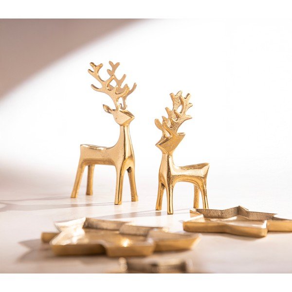 Kovová vánoční figurka (výška 11 cm) Noelle Reindeer – Ladelle-image-3