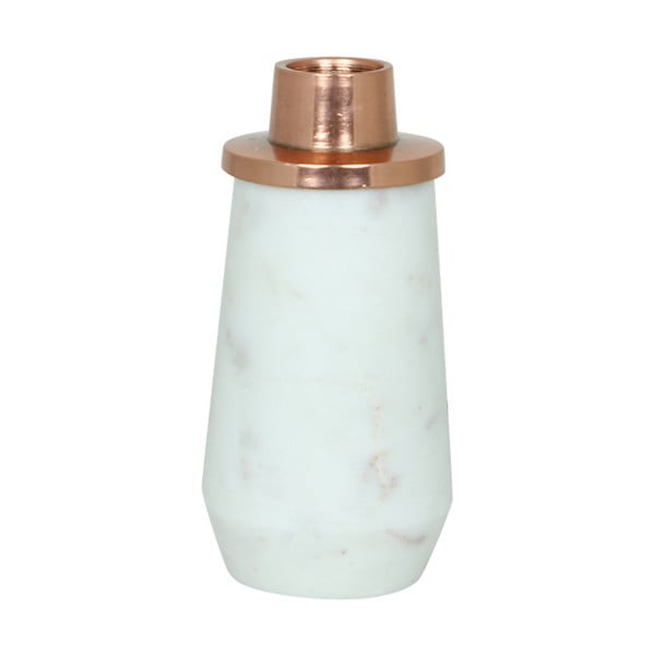 Stojan na svíčku White Copper, 10 cm