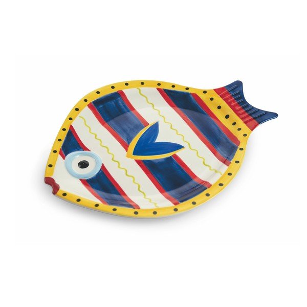 Sada 4 dolomitových talířů ve tvaru ryby VDE Tivoli 1996 Sashimi Fish-image-4