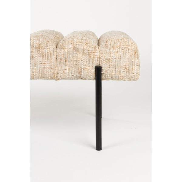 Béžová lavice Jethro – White Label-image-3