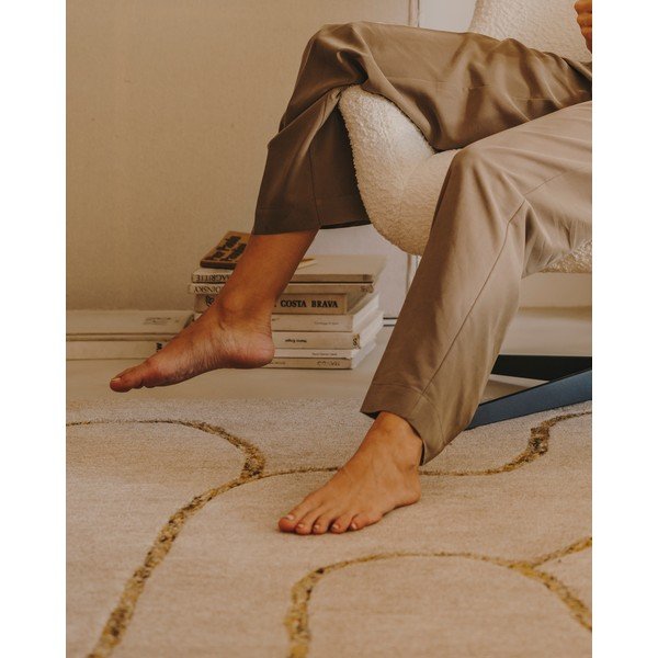 Béžový vlněný koberec 160x230 cm Magin – Kave Home-image-1