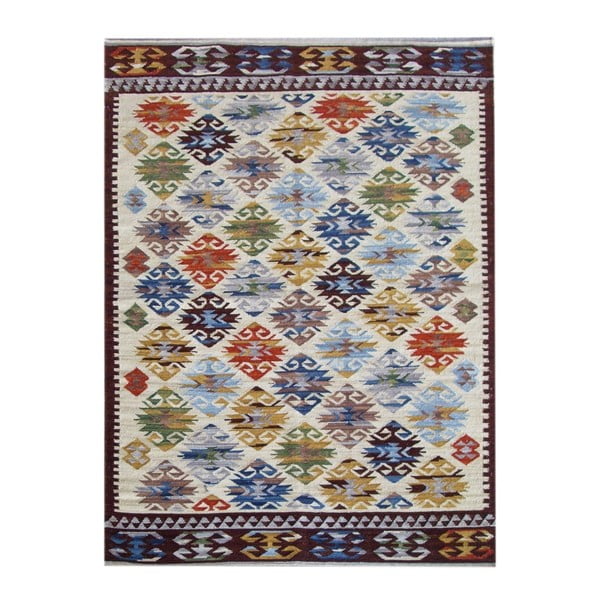 Ručně tkaný koberec Kilim Azar, 240x155cm