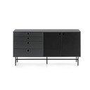 Černo-modrá komoda Teulat Punto, šířka 150 cm