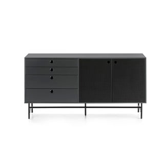 Černo-modrá komoda Teulat Punto, šířka 150 cm