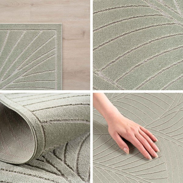 Zelený vnitřní a venkovní běhoun 80x250 cm Nova 1203 – Ayyildiz Carpets-image-2
