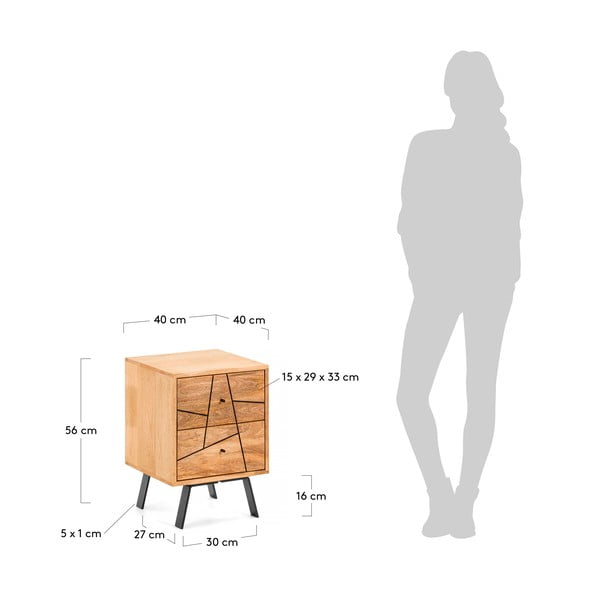 Noční stolek z mangového dřeva Kave Home Balia-image-4