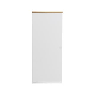 Bílá jednodveřová komoda se 3 poličkami Tenzo Dot, výška 95 cm