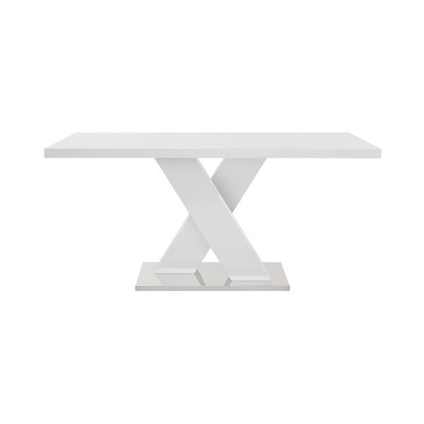 Lesklý jídelní stůl 90x160 cm Camarque – Støraa-image-2