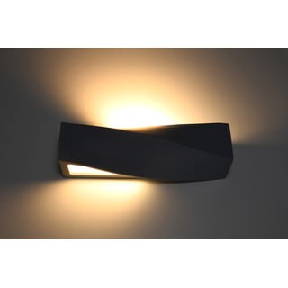 Černé keramické nástěnné svítidlo Nice Lamps Taurus