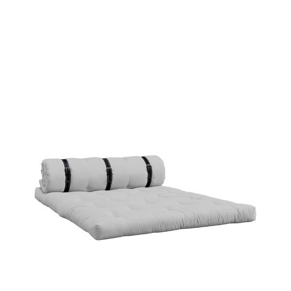 Variabilní pohovka s bíle prošívanými koženými pásky Karup Buckle Up Light Grey-image-1