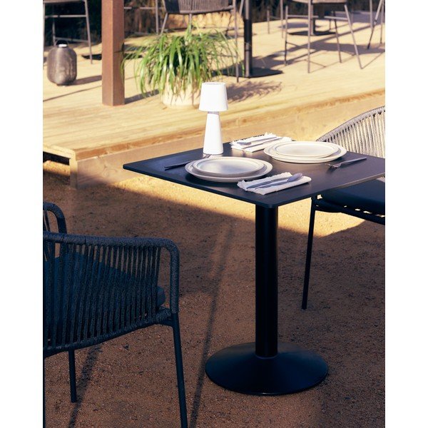 Kovový zahradní jídelní stůl 68x68 cm Esilda – Kave Home-image-1