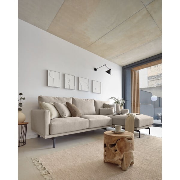 Kulatý odkládací stolek z teakového dřeva ø 35 cm Tropicana – Kave Home-image-2