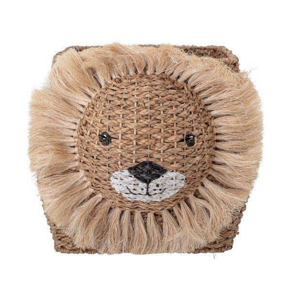 Dětský koš na hračky z proutí v přírodní barvě 52x32x36 cm Harrison – Bloomingville Mini-image-2