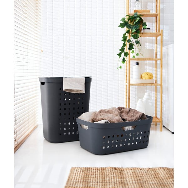 Plastový koš na prádlo 39 l Jona – Rotho-image-4