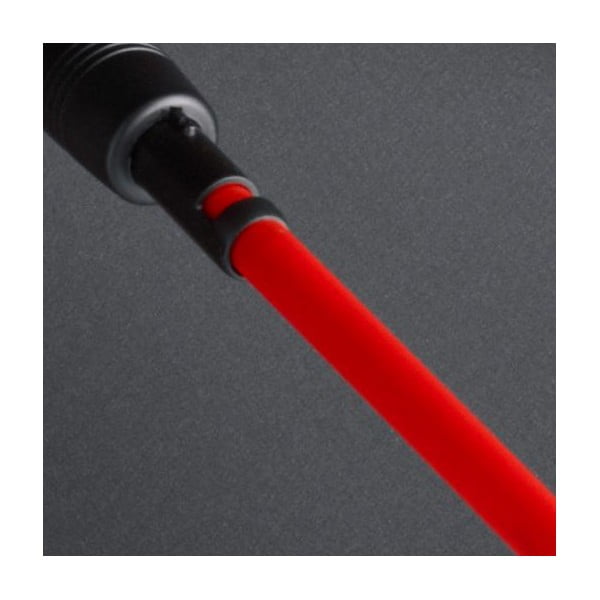 Černý větruodolný deštník s červenými detaily Ambiance Fare Proof, ⌀ 112 cm-image-1