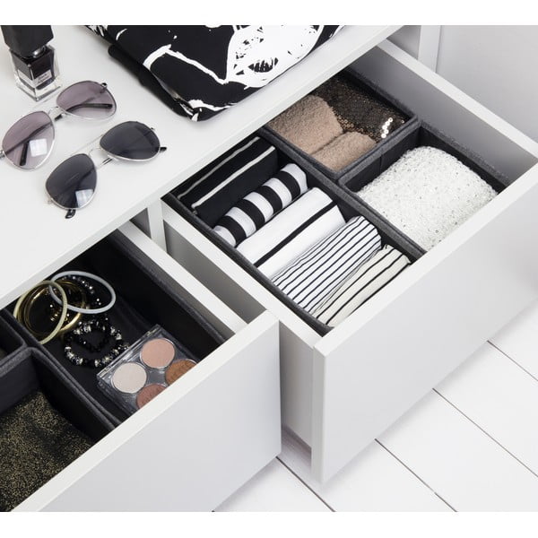 Sada 3 šedých organizérů Bigso Box of Sweden Drawer-image-1