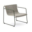 Šedozelené kovové zahradní křeslo Maurina – Kave Home