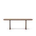 Hnědý jídelní stůl v dekoru ořechu 100x240 cm Litto – Kave Home