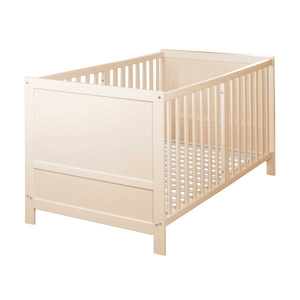 Postýlka s nastavitelnou výškou 70x140 cm v přírodní barvě Easy Sleep – Roba-image-2