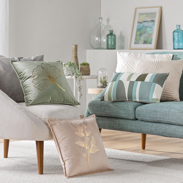 Sametový povlak na polštář 45x45 cm Oxalis – douceur d'intérieur-image-3