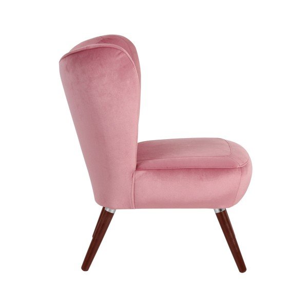 Růžové křeslo Max Winzer Sari Velvet-image-4