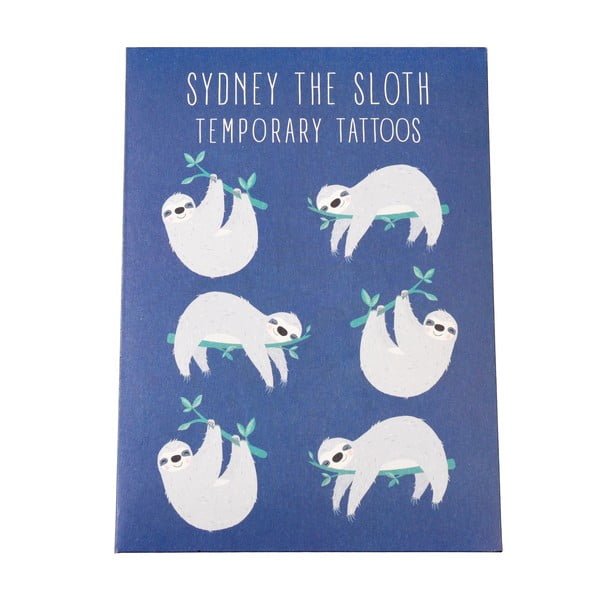 Sada dočasných tetovaček Rex London Sydney The Sloth