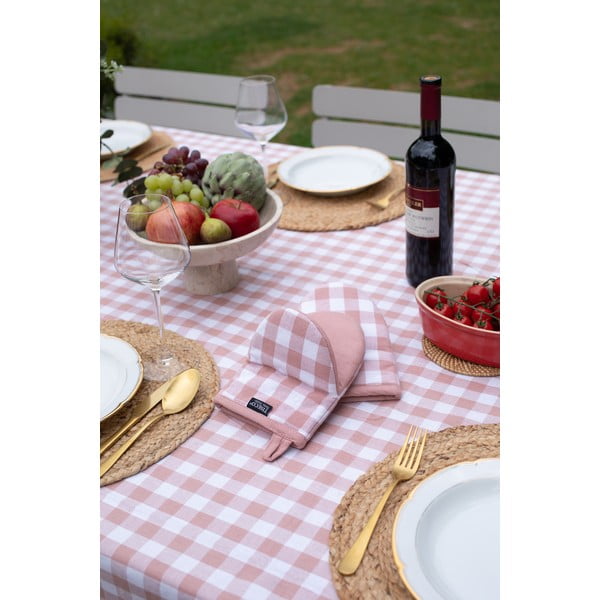 Bavlněný ubrus 150x150 cm Gingham – Tiseco Home Studio-image-1