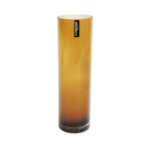 Skleněná váza Tube, oranžová