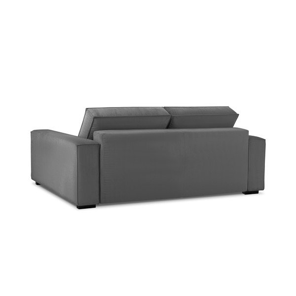 Tmavě šedá manšestrová rozkládací pohovka Mazzini Sofas Azalea-image-3