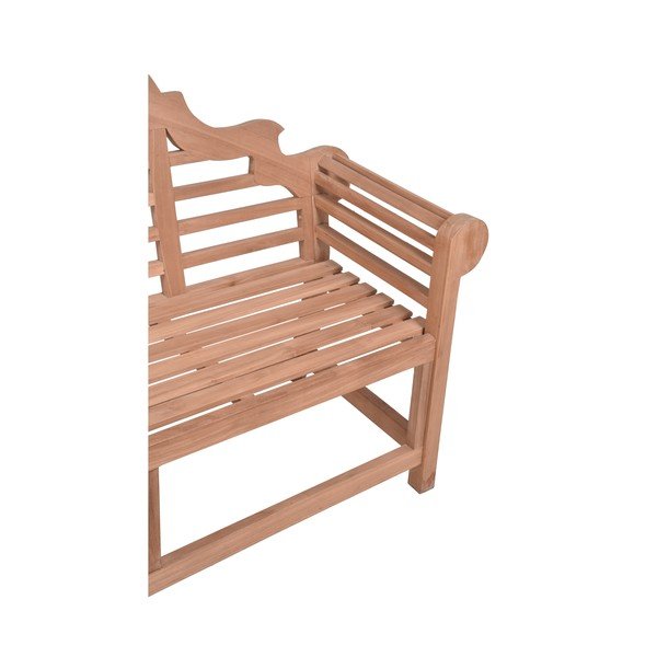 Dřevěná zahradní lavice v přírodní barvě Picadilli – Garden Pleasure-image-1