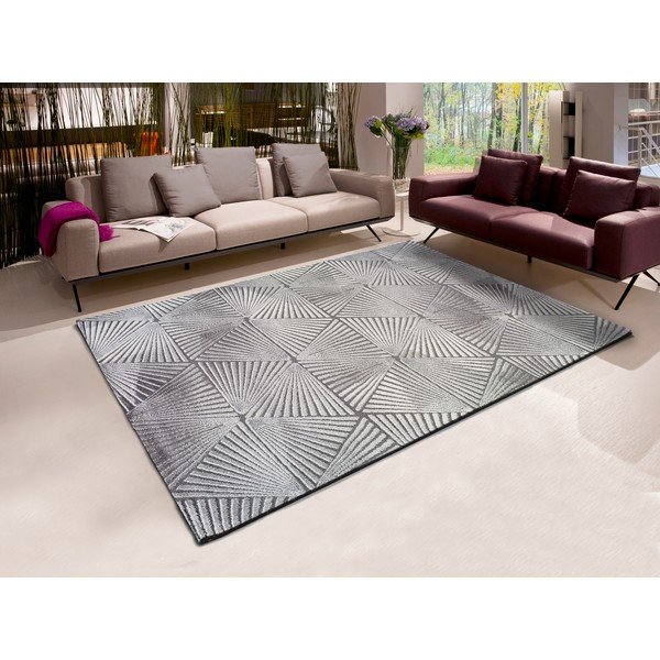 Šedý koberec Universal Dash Pasmo, 80 x 150 cm-image-1