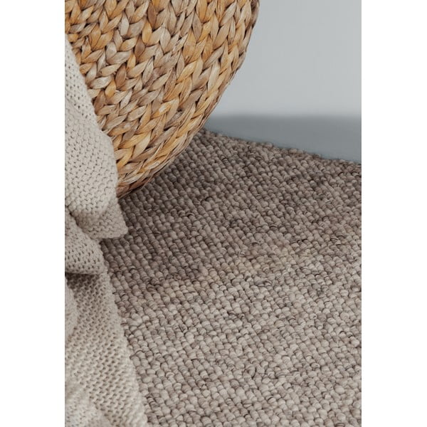 Šedokrémový pratelný běhoun 80x240 cm Rocco Dark Cream – Elle Decoration-image-4