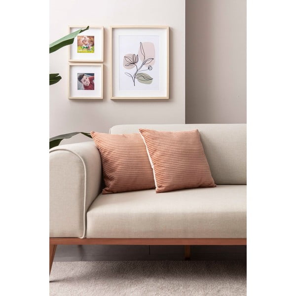 Manšestrové povlaky na polštáře v sadě 2 ks 43x43 cm – Mioli Decor-image-2