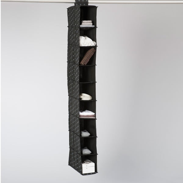 Černý závěsný organizér s 9 přihrádkami Compactor Garment-image-2