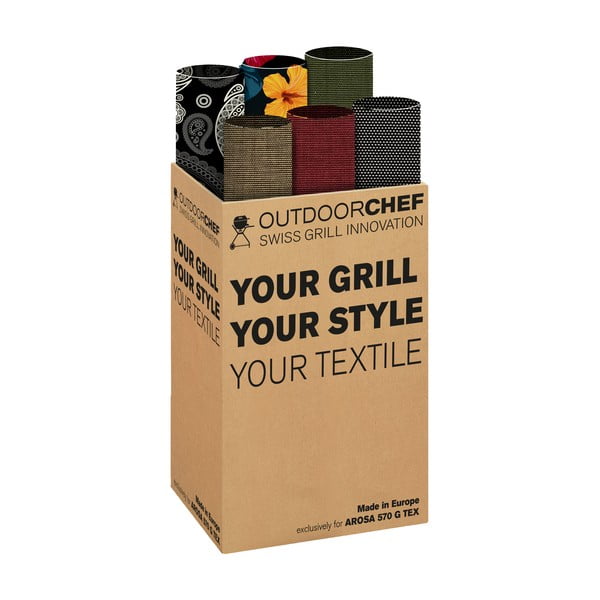 Šedý krycí panel na gril 238x0.2x58 cm Arosa - Outdoorchef-image-2